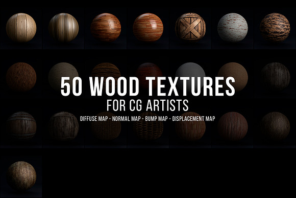 50 Seamless Wood Textures in Textures - product preview 1