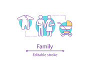 Family concept icon