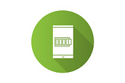Smartphone high battery icon