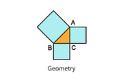 Geometry color icon