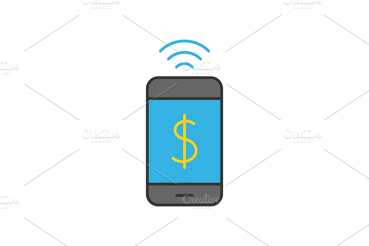 Mobile pay icon in Icons - product preview 8