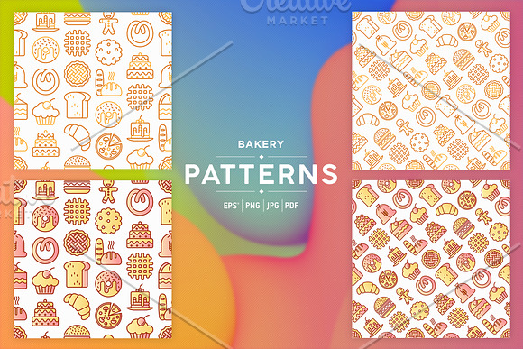 Bakery Patterns Collection in Patterns - product preview 4