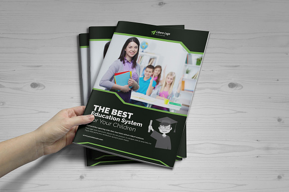 Education Bifold Trifold Brochure in Brochure Templates - product preview 5