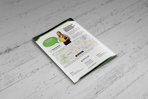 Education Bifold Trifold Brochure in Brochure Templates - product preview 8