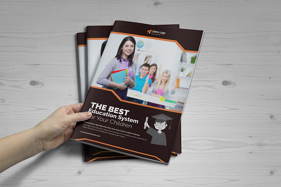 Education Bifold Trifold Brochure in Brochure Templates - product preview 9