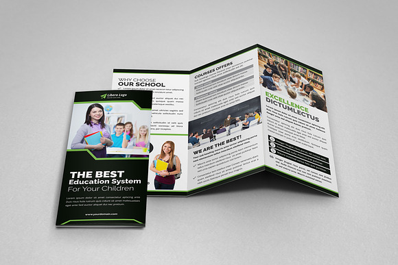 Education Bifold Trifold Brochure in Brochure Templates - product preview 16
