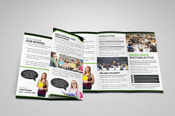 Education Bifold Trifold Brochure in Brochure Templates - product preview 18