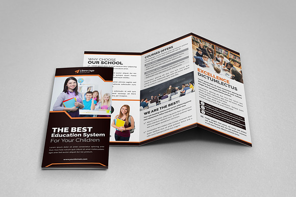 Education Bifold Trifold Brochure in Brochure Templates - product preview 19