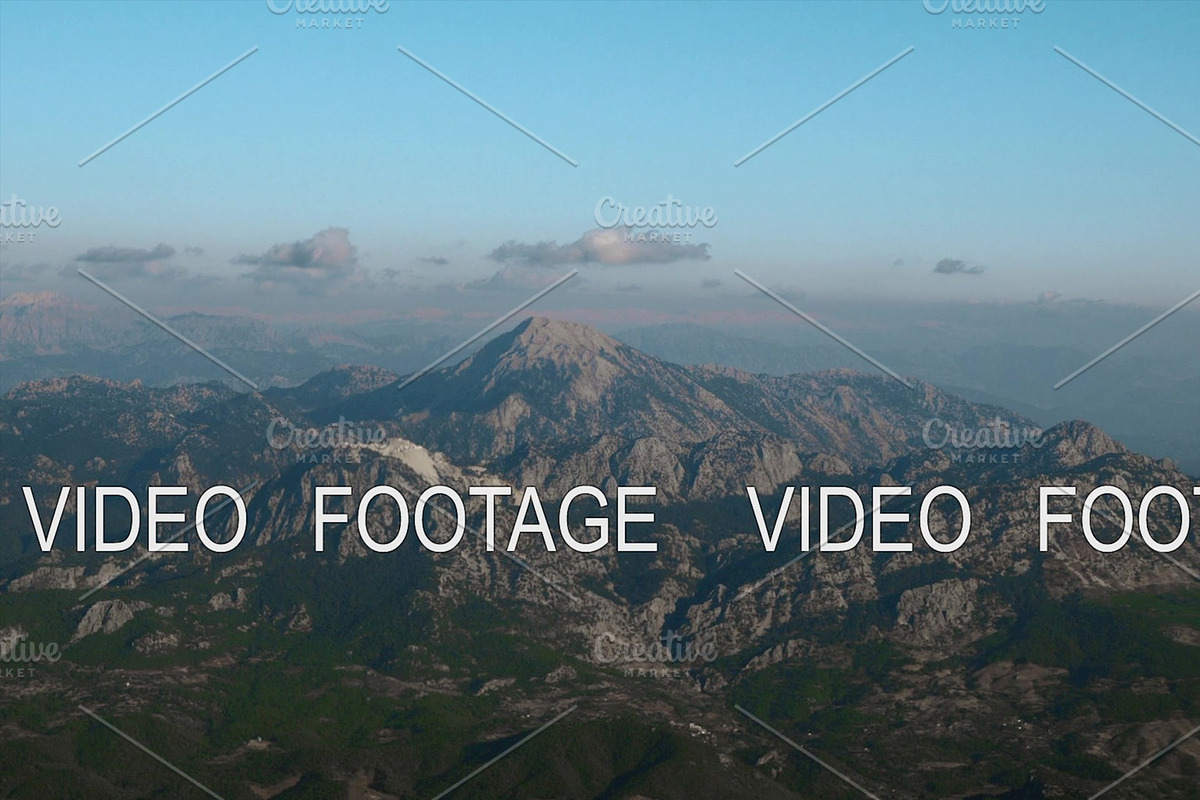 Aerial view on rocky mountains in Graphics - product preview 8