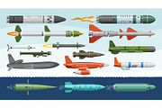 Missile vector military missilery
