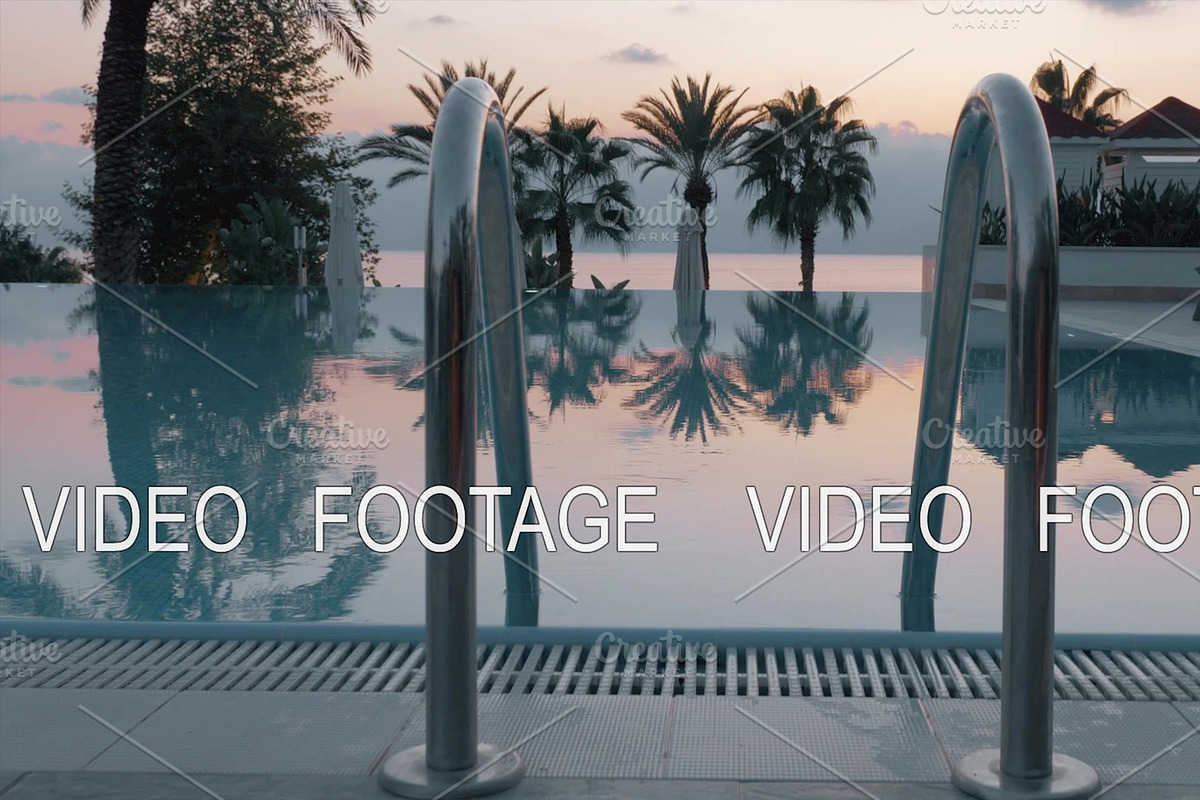 Steadicam shot of an empty swimming in Graphics - product preview 8