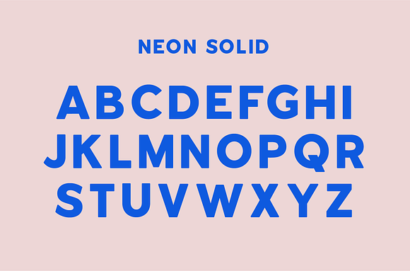 Neon - An Outline Font Bundle in Outline Fonts - product preview 6
