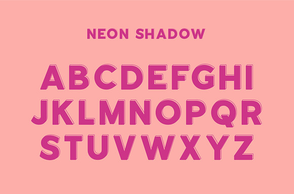 Neon - An Outline Font Bundle in Outline Fonts - product preview 9