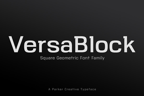 ★ VersaBlock ★ Sharp Font + Freebies