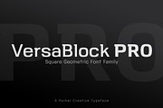 ★ VersaBlock Pro ★ Font + Freebies