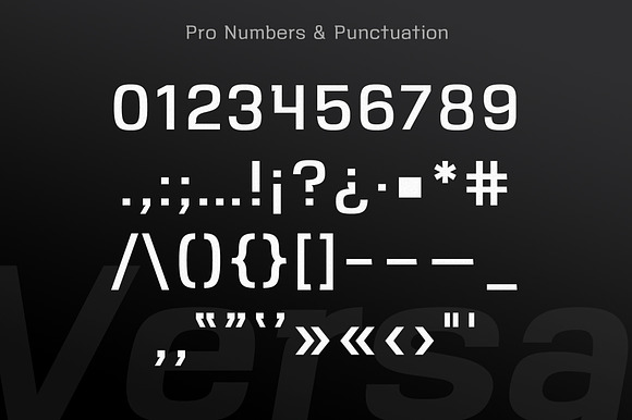 ★ VersaBlock Pro ★ Font + Freebies in Sans-Serif Fonts - product preview 11