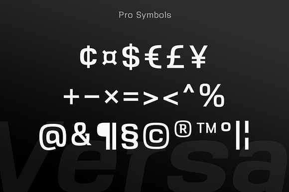 ★ VersaBlock Pro ★ Font + Freebies in Sans-Serif Fonts - product preview 12