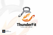 Thunder Fit - Logo Template