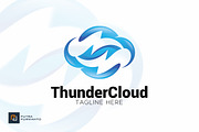 Thunder Cloud - Logo Template