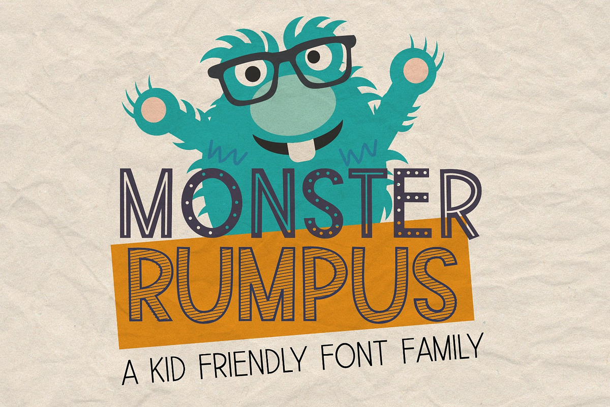 New!! Monster Rumpus Font in Fonts - product preview 8