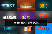 3D Text Effects