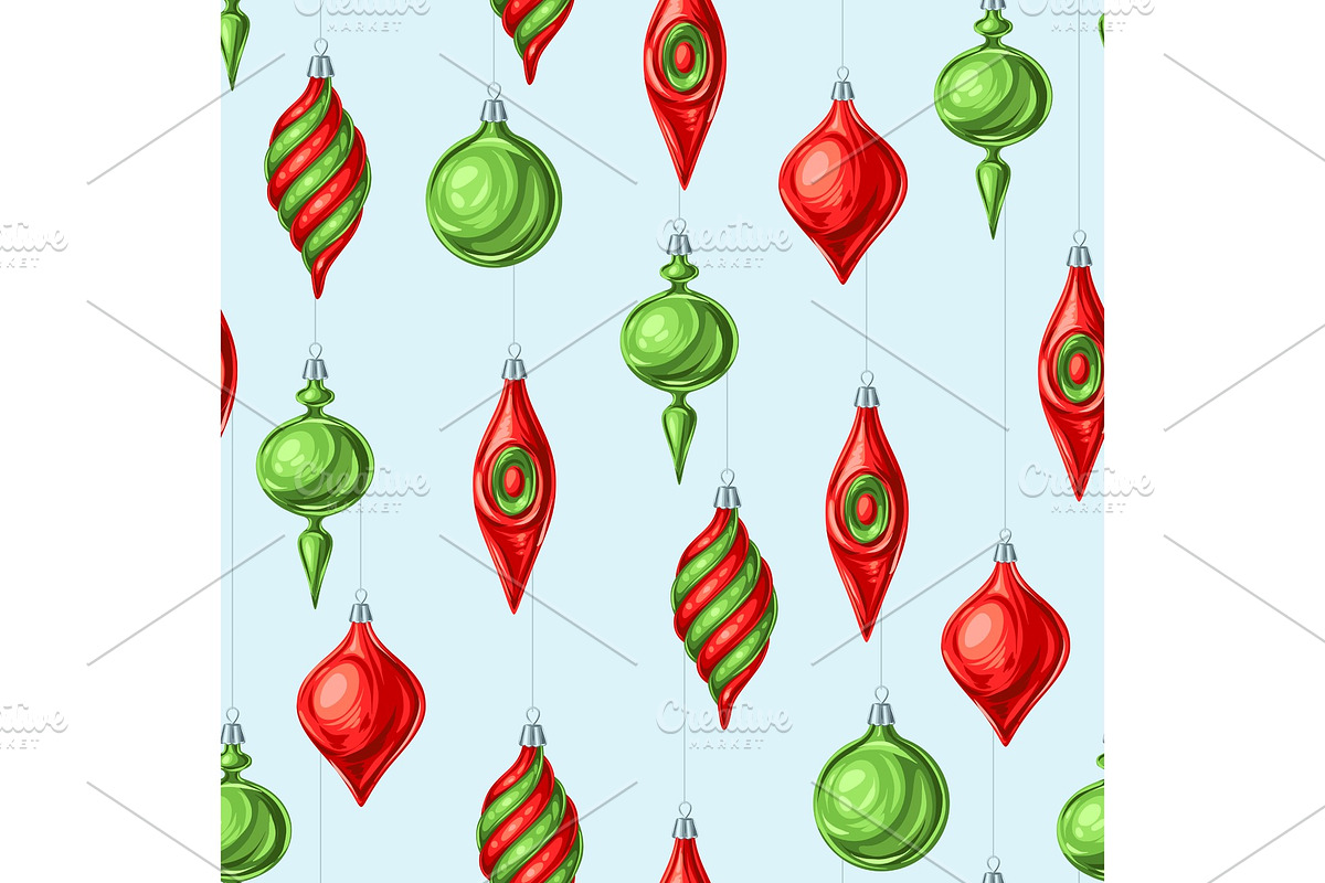 Christmas seamless pattern with in Patterns - product preview 8