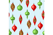 Christmas seamless pattern with