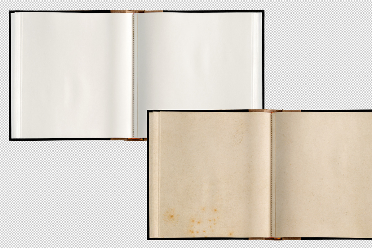 Open book paper pages isolated PNG in Objects - product preview 8