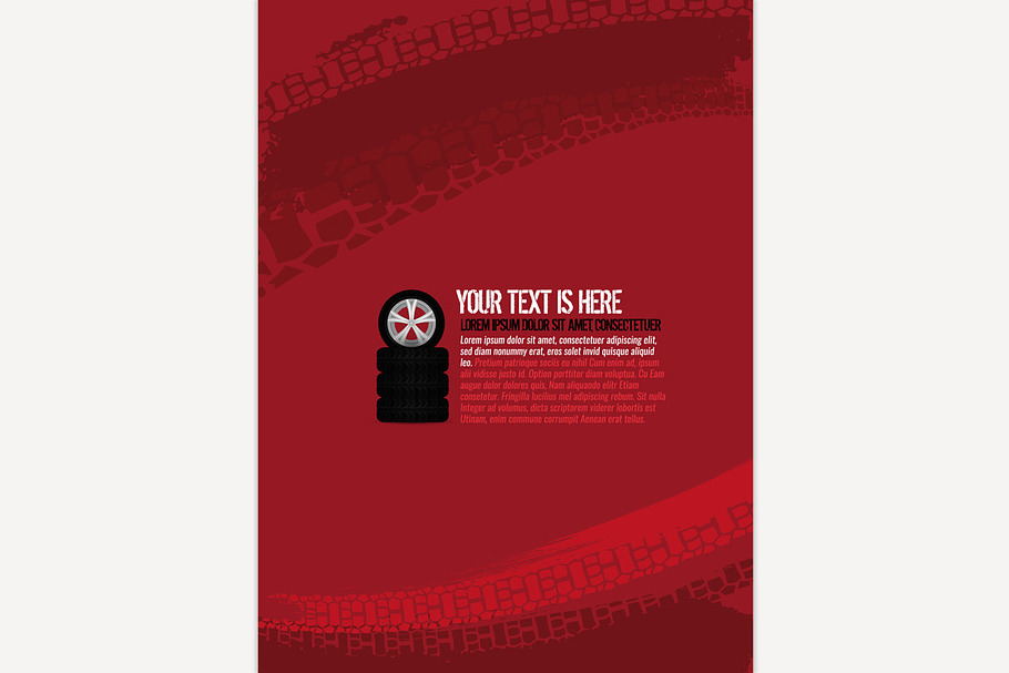 Automotive Tire Background  in Illustrations - product preview 8