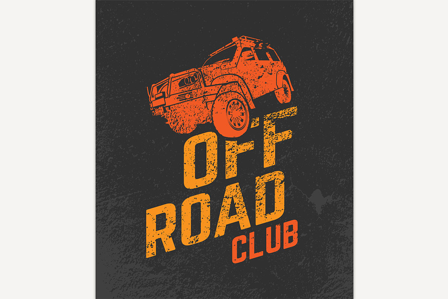 Off Road Car Club in Illustrations - product preview 8