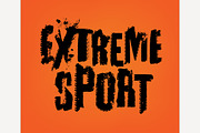 Extreme Sport Lettering