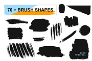 Brush shapes & strokes