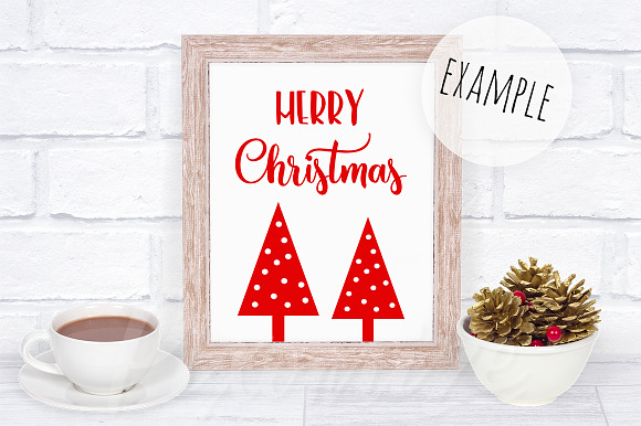 Frame Mockup Photo - Winter Theme in Print Mockups - product preview 1