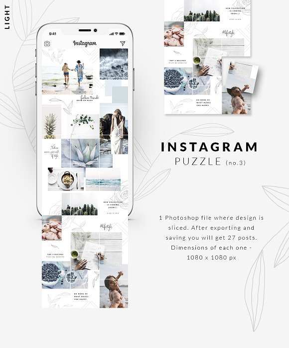 90% OFF | BUNDLE-Instagram Templates in Instagram Templates - product preview 23
