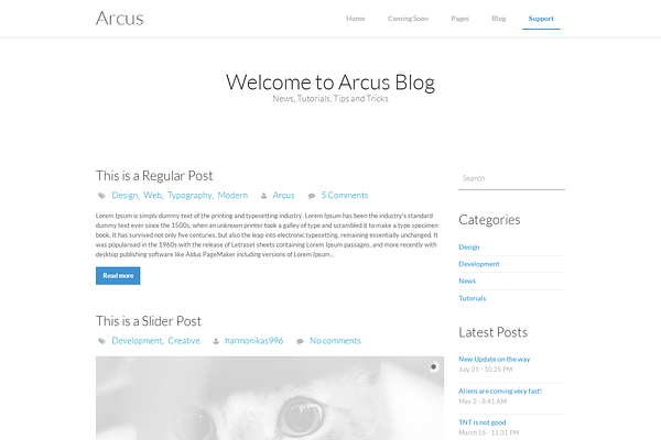 Arcus | Multi-Purpose Template