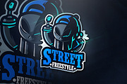 Street Freestyle-Mascot &Esport Logo