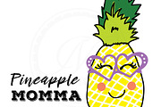 Pineapple Momma Illustration