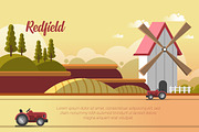 Redfield - Vector Landscape & Buildi