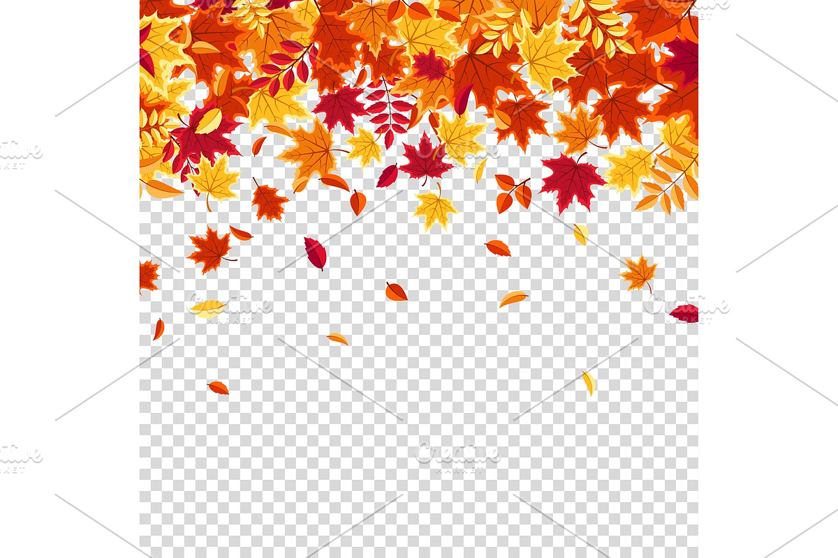 Autumn falling leaves. Nature in Illustrations - product preview 8