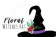 Floral Witches Hat