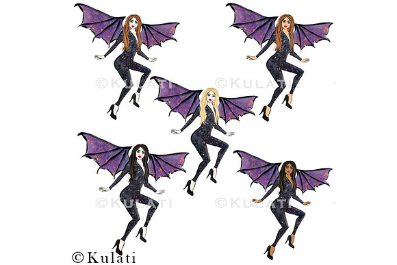 Halloween Clip Art / Graphics / PNGs in Illustrations - product preview 1