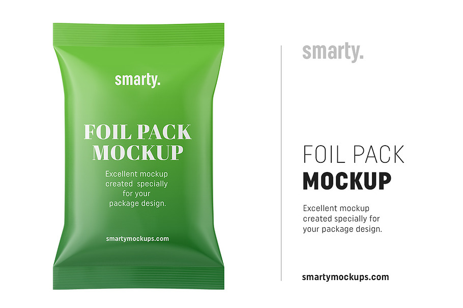 Foil pack mockup in Product Mockups - product preview 8