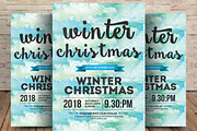Winter Christmas Party Flyer