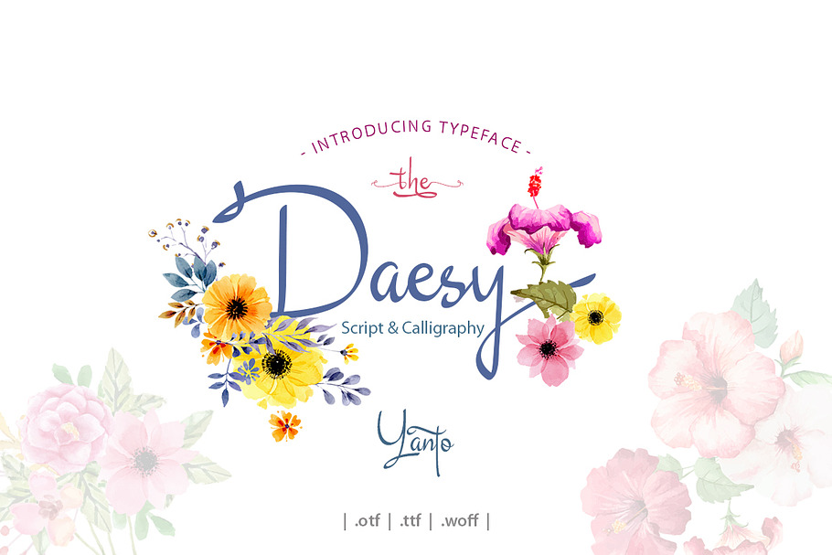 Daesy // Luxury Challigrapy Font in Script Fonts - product preview 8