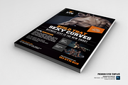Gym Fitness Flyer Design Template