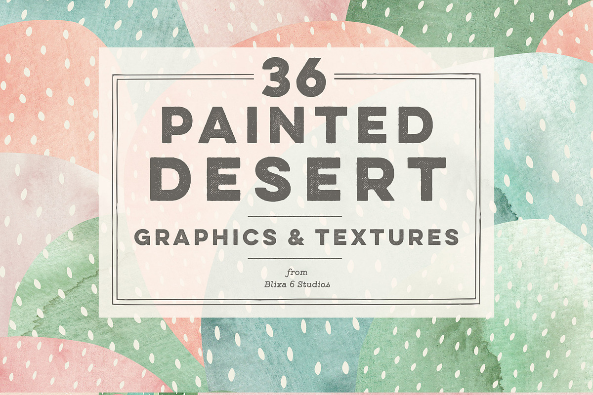 36 Painted Desert & Cactus in Patterns - product preview 8