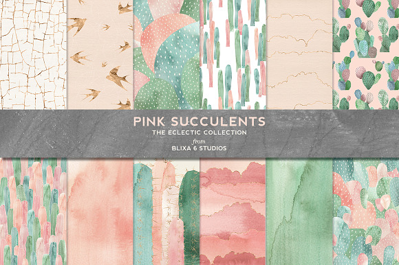 36 Painted Desert & Cactus in Patterns - product preview 1