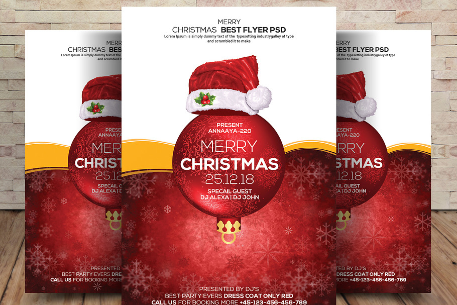 Merry Christmas in Flyer Templates - product preview 8