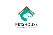 Pets House Logo Template