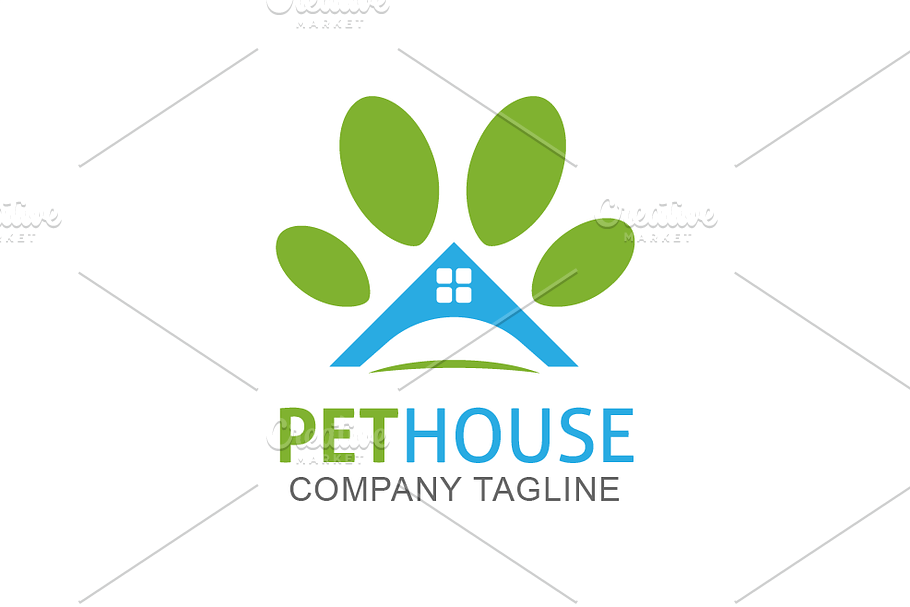 Pet House Logo Template in Logo Templates - product preview 8